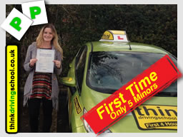 steph passed with driving instructor in fareham lee patterson adi 