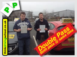 " pass FIRST TIME with think driving school at farnborough test centre 