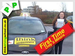 happy think driving school learner from guildford