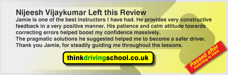 driving lessons Chertsey Jamie cole Byfleet Woking think driving school