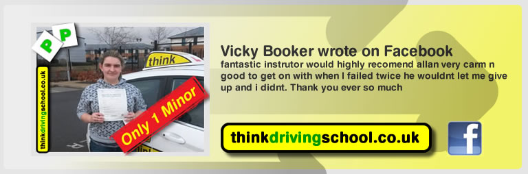 Vicky Booker Wrote this awesome review of allan bushell driving instructor from Sandhurst & Camberley 