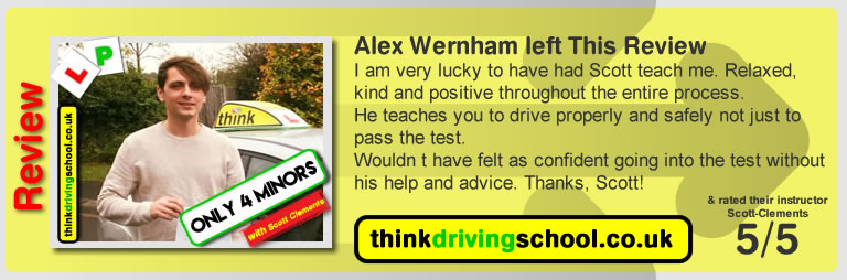 Paul Passed B+E  with driving instructor Scott Clements from Waterlooville, Havant