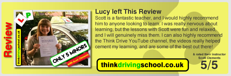 Paul Passed B+E  with driving instructor Scott Clements from Waterlooville, Havant