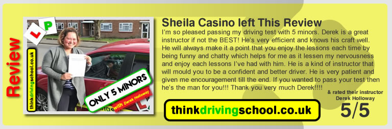 Derek Holloway Adi driving instructor Giving driving lessons in Bracknell