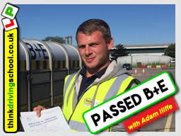 Congratulations Phillip from Hook on passing B+E today FIRST TIME (only 2 minor driver faults) after instruction with adam iliffe