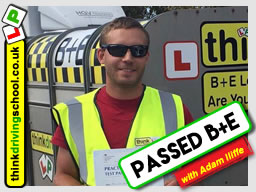 Congratulations Phillip from High Wycombe on passing B+E today FIRST TIME (only 2 minor driver faults) after instruction with adam iliffe