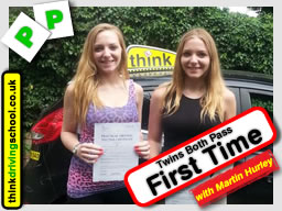 Matt Hillary left this awesome review after she passed after drivng lessons in farnborough with martin hurley