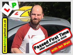 Gray passed with driving instructor ian weir and lef this awesome review of think driving school 