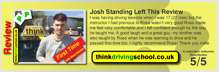 Jonny passed with ross dunton from guildford driving school after doing an intensive driving course