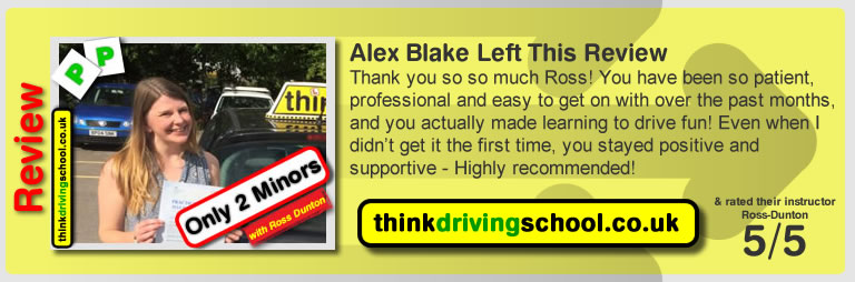 Passed with think driving school in September 2015