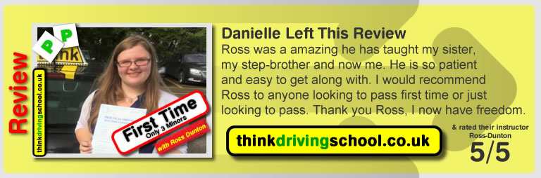 Passed with think driving school in September 2015