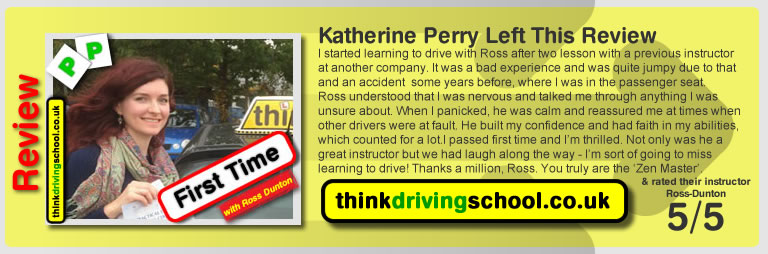 Passed with think driving school in October 2015