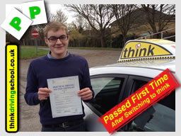 Passed with think driving school in Decemeber 2014