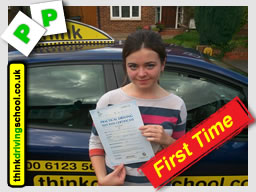 passed after driving lessons Chertsey Jamie cole think driving school in Chertsey