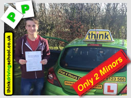 Passed with think driving school in January 2015