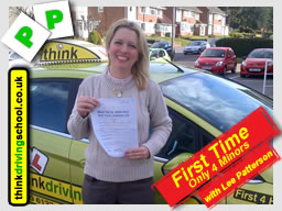 Passed in fareham after driving lessons with Lee patterson
