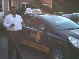 jay aldershot  happy with think driving school