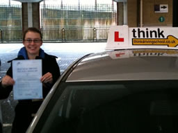 jess aldershot  happy with think driving school