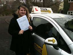 olivia petersfield  happy with think driving school