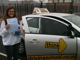 rachel bordon happy with think driving school