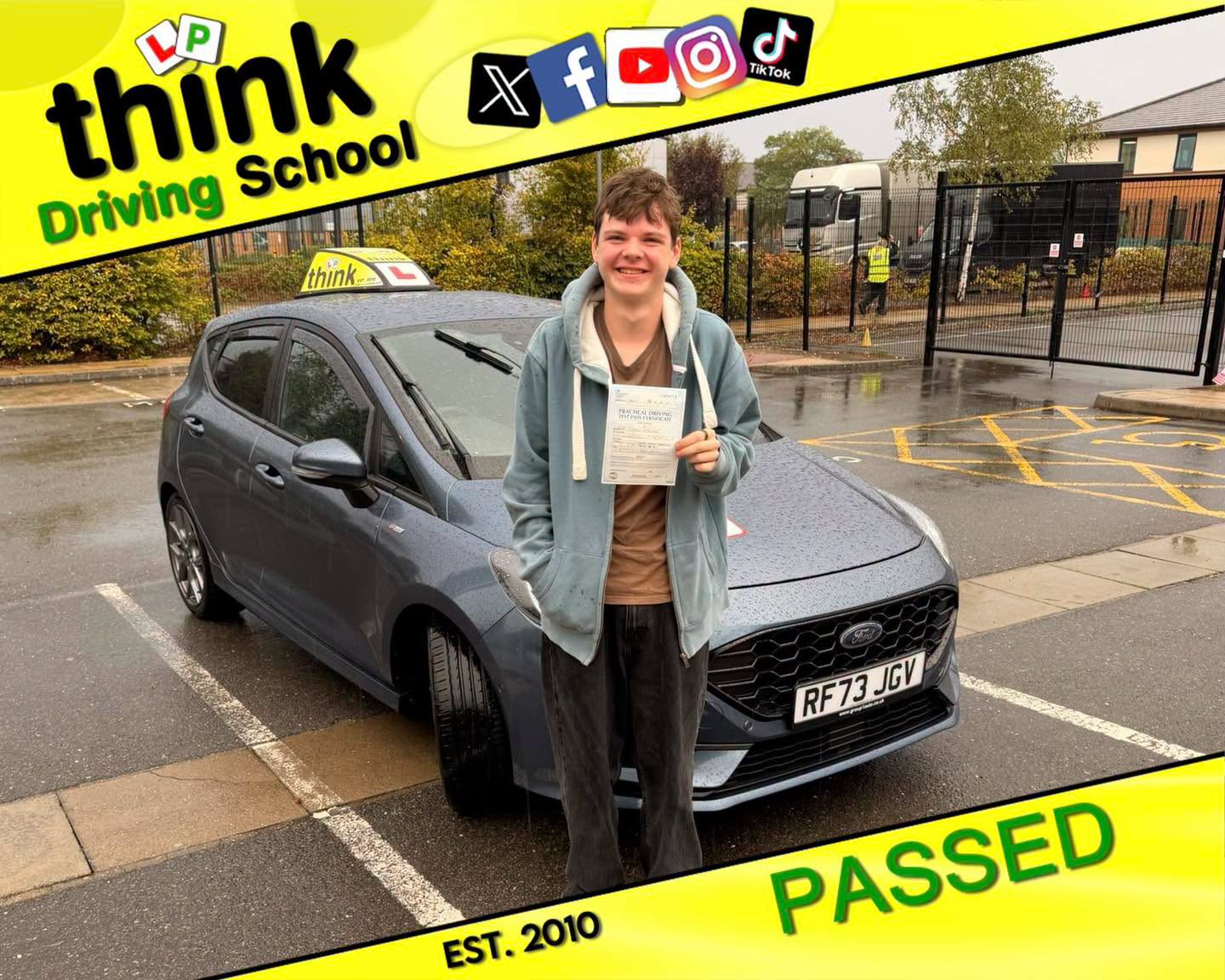 Driving School Farnborough Passed with think driving school September 2026 and left this 5 star review