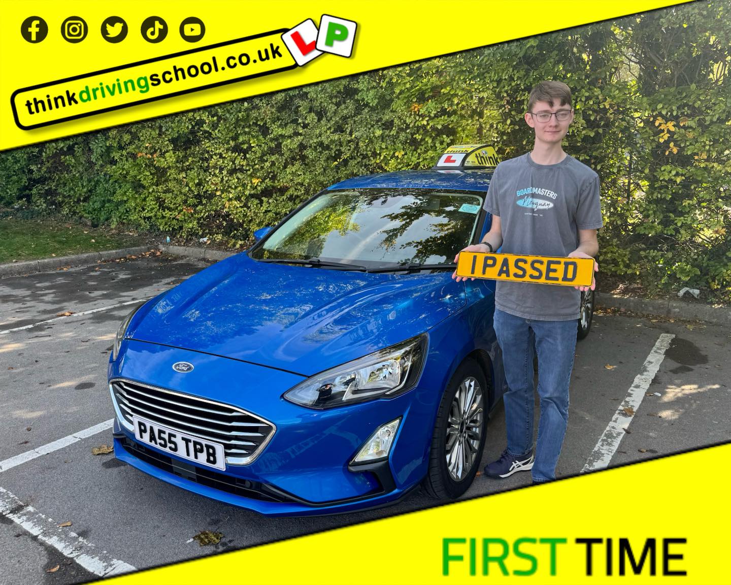 Driving School Godalming  Passed with think driving school September 2025 and left this 5 star review