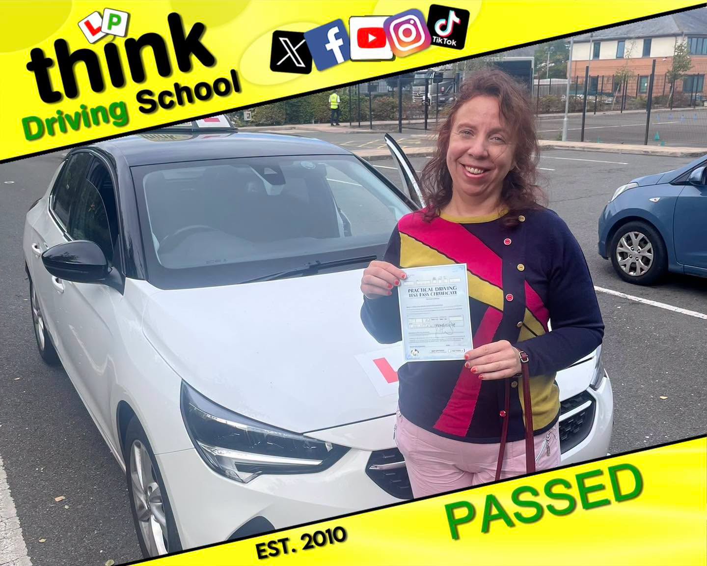 Passed with think driving school September 2026 and left this 5 star review