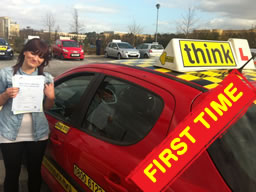 Jessica bracknell happy driving school lesson learner