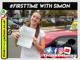 5 Star review of think Driving School Passed with think driving school in September 2018 and left this 5 star review