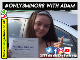 Passed with think driving school in October 2018 and left this 5 star review