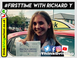 Passed with think driving school in October 2018 and left this 5 star review