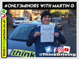 5 Star review of think Driving School Passed with think driving school in October 2018 and left this 5 star review