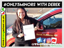 5 Star review of think Driving School Passed with think driving school in October 2018 and left this 5 star review