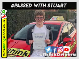 5 Star review of think Driving School Passed with think driving school in November 2018 and left this 5 star review