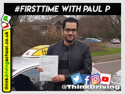 5 Star review of think Driving School Passed with think driving school in December 2018 and left this 5 star review