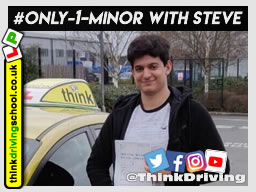 5 Star review of think Driving School Passed with think driving school in December 2018 and left this 5 star review