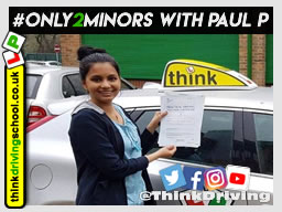 Passed with think driving school in April 2019 and left this 5 star review