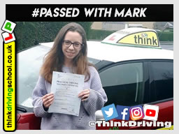 Passed with think driving school in April 2019 and left this 5 star review