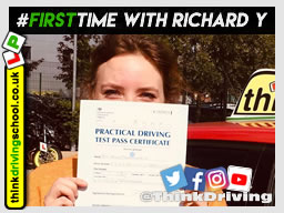 Passed with think driving school in June 2019 and left this 5 star review