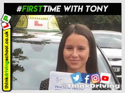 Passed with think driving school in October 2019 and left this 5 star review