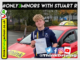 Passed with think driving school October 2020 and left this 5 star review