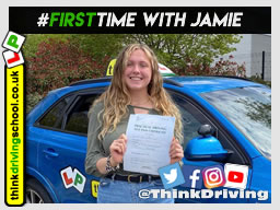 Passed with think driving school April 2021 and left this 5 star review