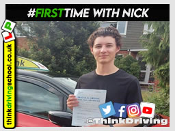 Passed with think driving school June 2021 and left this 5 star review