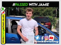 Passed with think driving school June 2021 and left this 5 star review