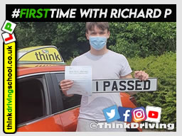 Passed with think driving school June 2021 and left this 5 star review