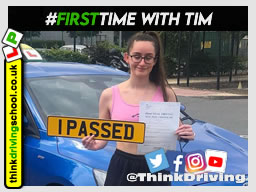 Passed with think driving school July 2021 and left this 5 star review
