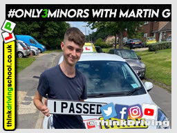 Passed with think driving school August 2021 and left this 5 star review