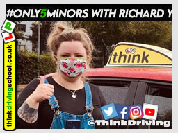 Passed with think driving school August 2021 and left this 5 star review