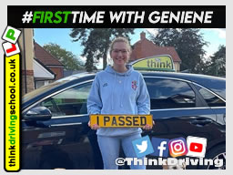 Passed with think driving school September 2021 and left this 5 star review