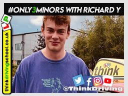 Passed with think driving school September 2021 and left this 5 star review